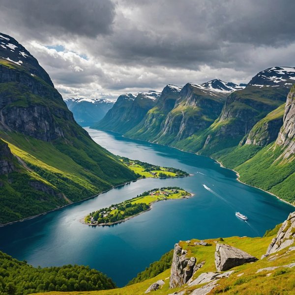 Comment choisir une croisière qui propose des randonnées pour explorer les fjords en Norvège?